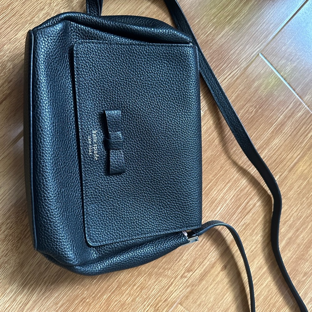 Kate Spade Black Leather Crossbody Bag